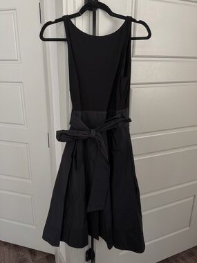 Lauren Ralph Lauren Black Fit and Flare Midi Dress